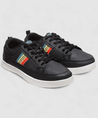 asian Sneaker Casual Shoes For Men | Soft Cushion Insole||Achiever-12 Sneakers For Men(Black , 6)