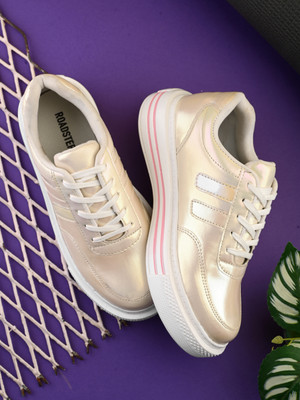 Roadster Sneakers For Women(Pink , 4)
