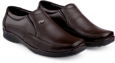 LeatherSofty formal Mocassin For Men(Brown , 10)