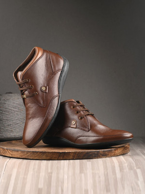 EGOSS G-549- BROWN Slip On For Men(Brown , 10)