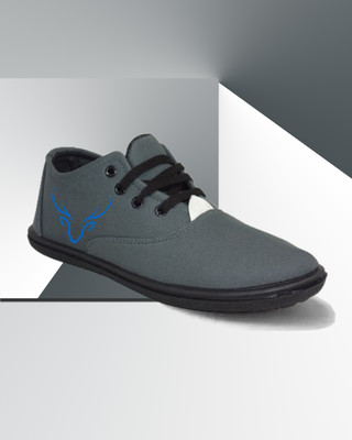 Kenamin Stylish Casual Shoes for all , comfortable, soft. Casuals For Men(Grey, Blue , 4)
