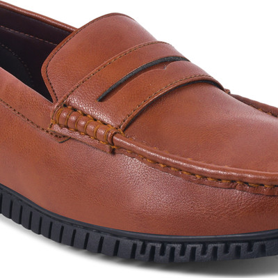 Clog London Men's Loafers Loafers For Men(Brown , 11)