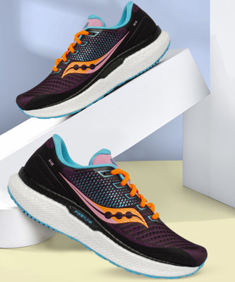 SAUCONY Triumph 18 Running Shoes For Men(Black , 4)