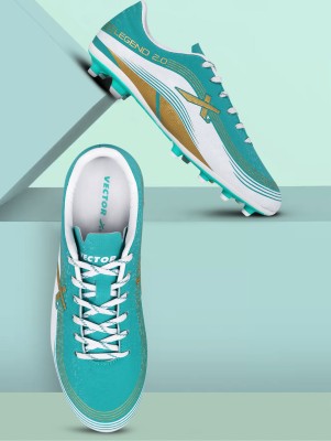 VECTOR X Legend 2.0 Men's Football Shoe/Studs Football Shoes For Men(White, Green)