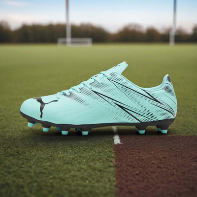 PUMA ATTACANTO FG/AG Football Shoes For Men(Green , 9)