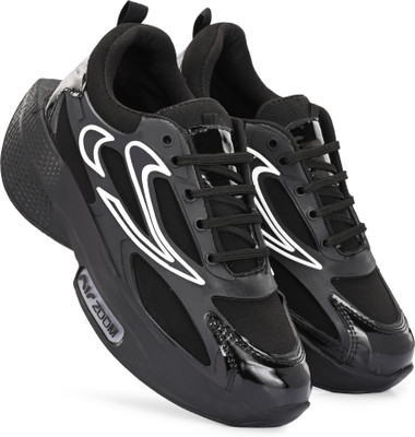 DARTKICK Versatile Casual Shoes for Men – Smart, Sleek & Comfortable Casuals For Men(Black , 8)