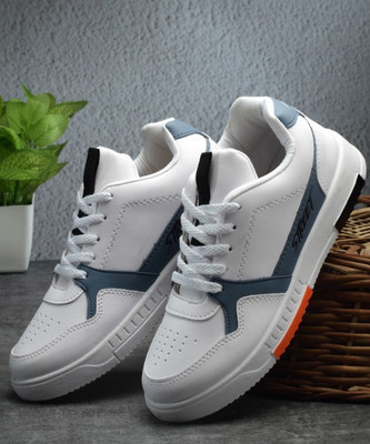 KILLER Sneakers For Men(White, Grey , 6)