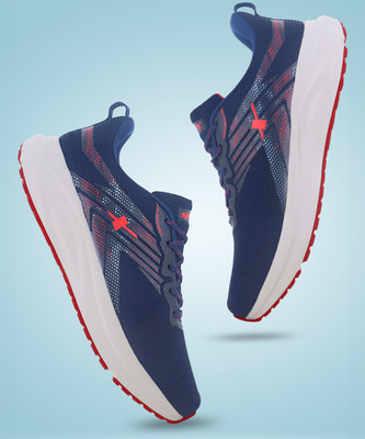 Sparx SM 876 Running Shoes For Men(Navy, Red , 6)