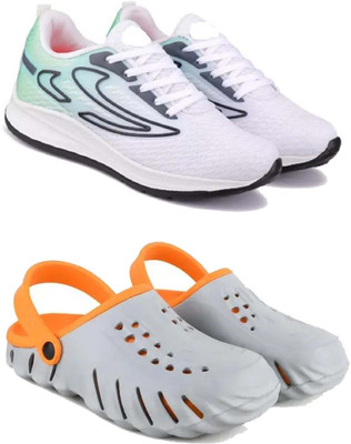 Pennen Men's Lightweight Running Shoes,Stylish Casual Shoes for Gym & Walking(Pack of2) Casuals For Men(Multicolor , 7)