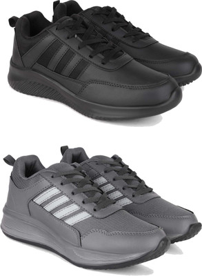 DRACKFOOT Casuals For Men(Black, Grey , 6)