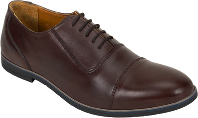 SeeandWear Leather Oxford Shoes For Men Oxford For Men(Brown , 8)