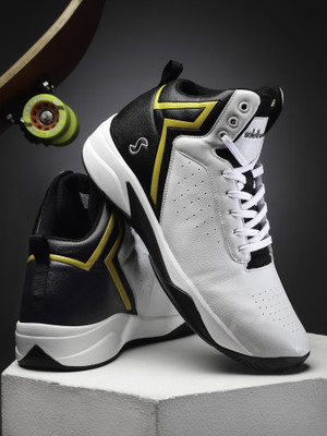 SOLETHREADS REBEL High Tops For Men(White , 8)