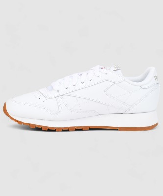 REEBOK Classic Leather Sneakers For Men(White , 10)