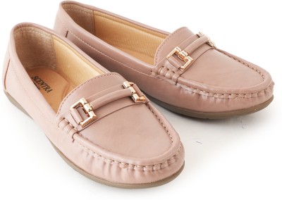 SCENTRA Loafers For Women(Pink , 4)