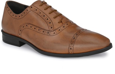 Carlo Romano by Wasan Shoes Stylish Derby For Men(Tan , 7)