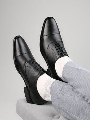 ALBERTO TORRESI Lace Up For Men(Black , 7)