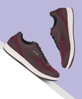 WROGN Sneakers For Men(Maroon, Red)