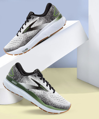 BROOKS GHOST 16 Running Shoes For Men(White , 10.5)
