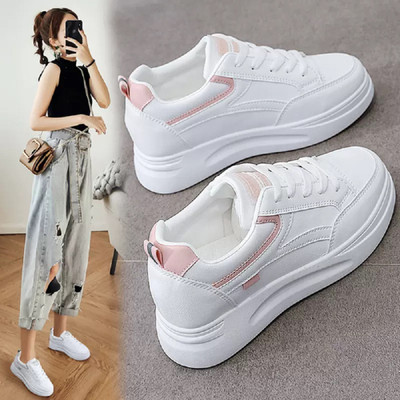 GREVON Latest Collection of Stylish and Comfortable Cashual Sneakers For Men Sneakers For Women(White , 7)