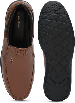 pelle albero Casual Slip On For Men(Tan , 7)