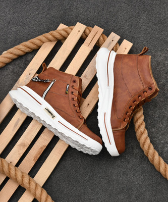 LNBK Boots For Men(Brown , 6)