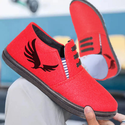 Kenamin CASUALS FOR MEN & KIDS Casuals For Men(Red , 6)