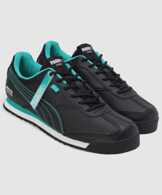 PUMA MAPF1 Roma Via Sneakers For Men(Black , 10)