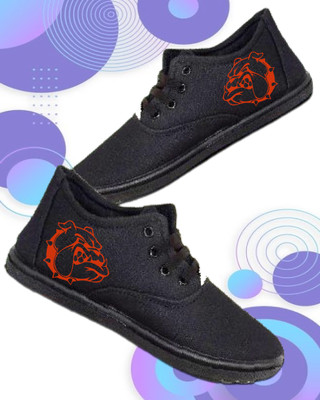 KANEGGYE CASUALS FOR MEN & KIDS Casuals For Men(Black, Orange , 9)