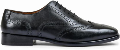 dumanera Ethan Brogues For Men(Black , 6)