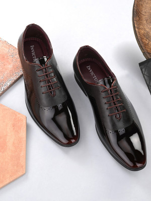 INVICTUS Derby For Men(Maroon , 9)