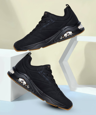 Skechers TRES-AIR UNO - CASAIRAL Casuals For Men(Black , 8)