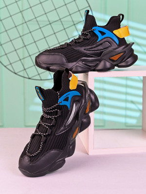 Abros ATOMISER Sneakers For Men(Black , 9)
