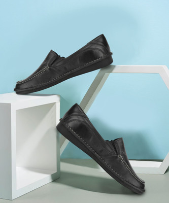 LEE COOPER Loafer For Men(Black , 7)