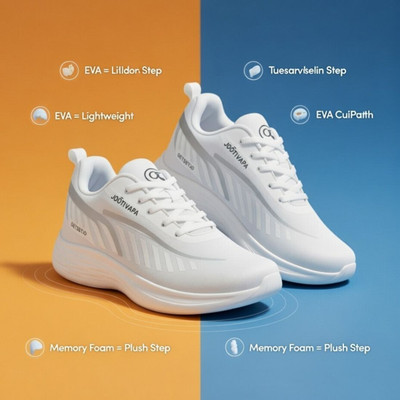 jootiyapa Premium Trending Best Selling Comfortable & affordable Gen Z shoes For Men Sneakers For Men(White , 6)
