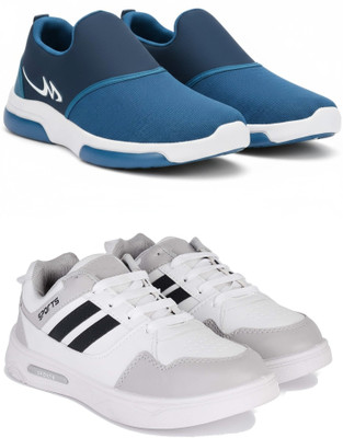 New Oranie Casuals For Men(Blue, White , 6)