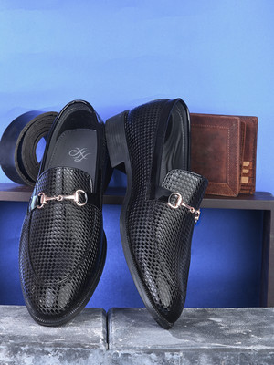 House of Pataudi HOPRL76014 Lightweight Comfort Summer Trendy Premium Stylish Corporate Casuals For Men(Black , 6)