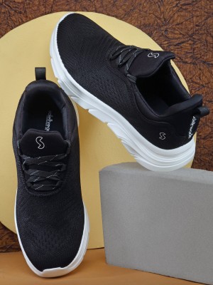 SOLETHREADS Sneakers For Men(Black , 8)