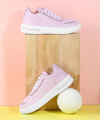 AEROKICK Casual Lace-Up Sneaker for Women, Comfotable Lightweight Shoe Sneakers For Women(Purple , 7)