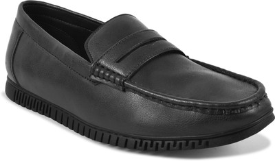 Clog London Men's Loafers Loafers For Men(Black , 9)