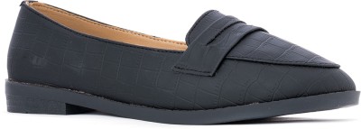 Khadim's Loafers For Women(Black)