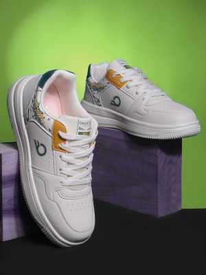 CALCETTO CLT-2026 Sneakers For Men(Beige, Green)