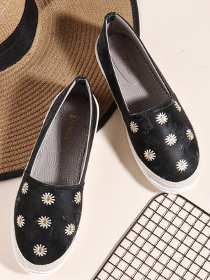Denill Bellies For Women(Black , 5)