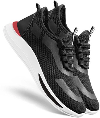 BRUTON Trendy Sports Running Shoes For Men(Black)
