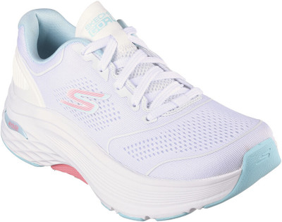 Skechers MAX CUSHIONING ARCH FIT - SWI Running Shoes For Women(White , 2)
