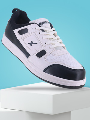 Sparx SM 9043 Sneakers For Men(White, Black , 10)