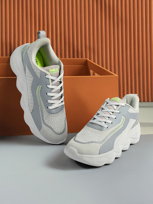 HRX by Hrithik Roshan RC-9C_7 Casuals For Men(Grey, Green , 7)