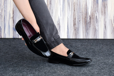 gullan loafers Shoes|Formal Shoes For Mens & Boys Loafers For Men(Black , 7)