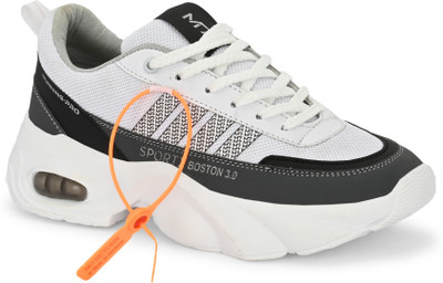 M7 By Metronaut Lightweight Walking Shoes for men in White & Grey Color Outdoors For Men(Grey , 6)