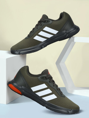 ADIDAS TRACK-GAIT Running Shoes For Men(Green , 11)
