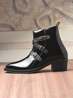 Roadster Boots For Men(Black , 8)